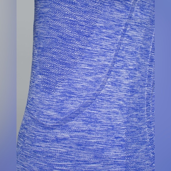 Lululemon | Swiftly Tech Long Sleeve CrewSpace Dye Heather Pigment Blue Size 12 - Picture 2 of 15